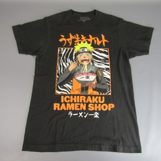 Naruto Ichiraki Ramen Shop T-Shirt Men's Size M Black 