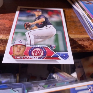 2023 topps series one Cade cavalli baseball card 