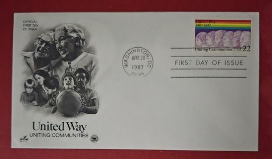 One United Way First Day Cover