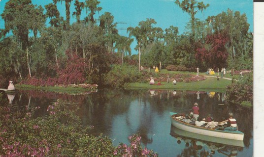 Vintage Used Postcard: d: 1968 Florida Cypress Gardens