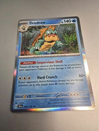 Pokemon Drednaw holo rare card 044/142