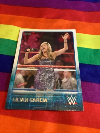 WWE 2015 Topps Collectible Wrestling Card #48 Lilian Garcia RARE