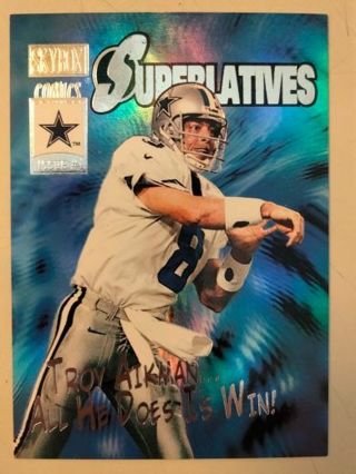 2000 Troy aikman insert card