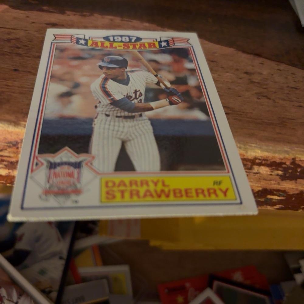FREE: 1988 topps 1987 all-star comm set Darryl strawberry baseball card 