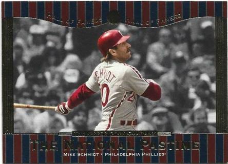 2001 UPPER DECK MIKE SCHMIDT HALL OF FAMERS CARD