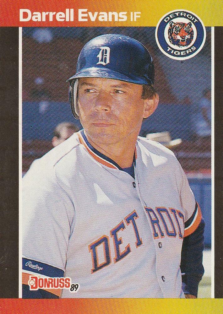 FREE: Tradingcard - MLB - 1989 Donruss #533 - Darrell Evans DP, VAR - Detroit Tigers