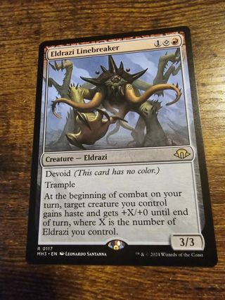 Magic the gathering mtg Eldrazi Linebreaker rare card Modern Horizons 3