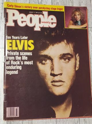 1987 10 Years Later-Elvis! People Magazine!