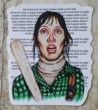 Vinyl Sticker (The Shining) R.I.P. Shelley Duvall