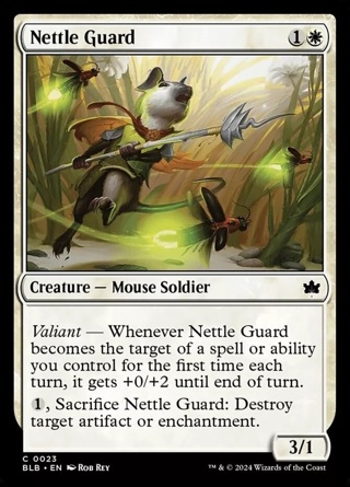 Nettle Guard - Foil MTG Bloomburrow NM Magic Foil