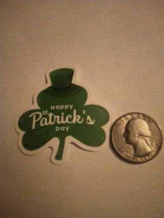 St.Patricks sticker Read description before bidding