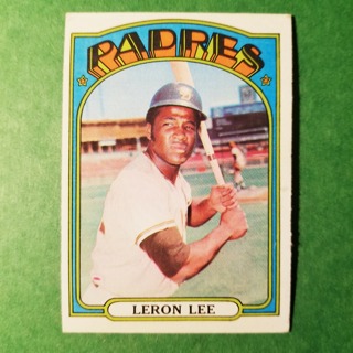 1972 - TOPPS BASEBALL CARD NO. 238 - LERON LEE - PADRES