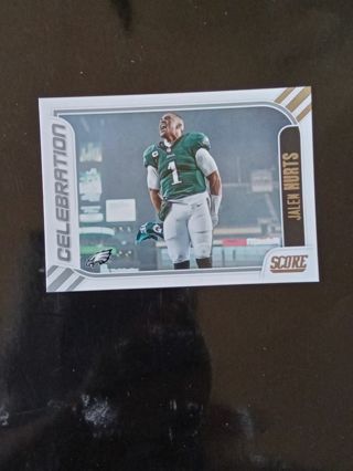 Philadelphia Eagles Jalen Hurts Insert Football Card