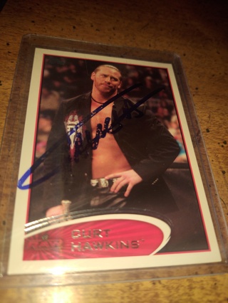 Wwe veteran Curt Hawkins Autograph 