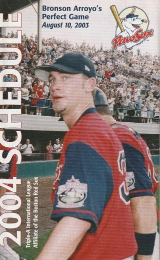 Pawtucket Red Sox 2004 Minor Baseball Pocket Schedule - Verizon