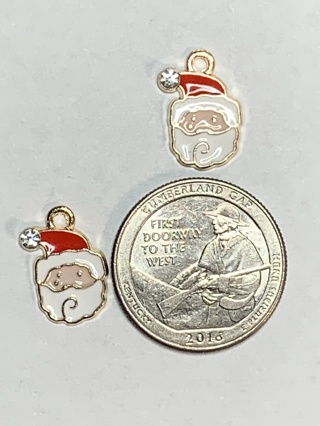 CHRISTMAS CHARMS~#76~SET OF 2 CHARMS~FREE SHIPPING!