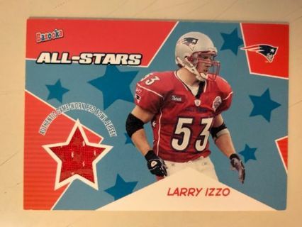 2005 Larry izzo jersey card