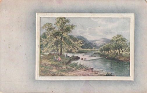 Vintage Used Postcard: (a1) 1910 Mountain Stream