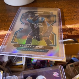 2021 panini prizm Tyson Campbell rookie football card 