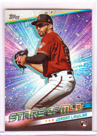 Jordan Lawlar, 2024 Topps STARS OF MLB ROOKIE Card #SMLB-4, Arizona Diamondbacks, (L6)