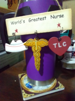 'Worlds Greatest Nurse' Small Wooden Plaque 