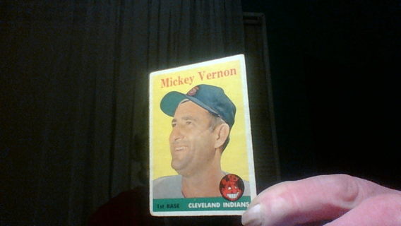 1958 baseball card