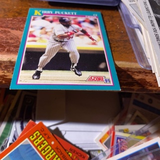 1991 score Kirby Puckett baseball card 