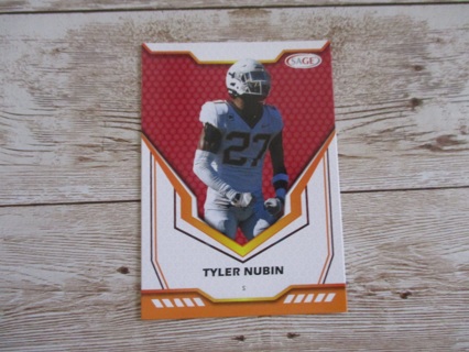 Tyler Nubin S Sage football trading card # 42