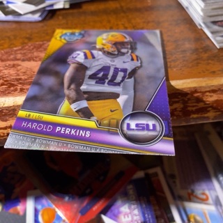 2022 bowman chrome university Harold Perkins football card 