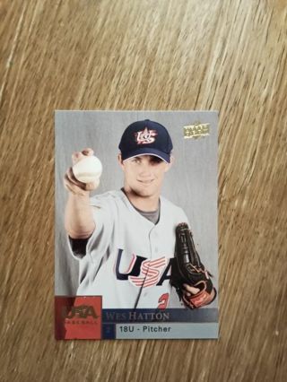 Upperdeck- Wes Hatton (USA Baseball)