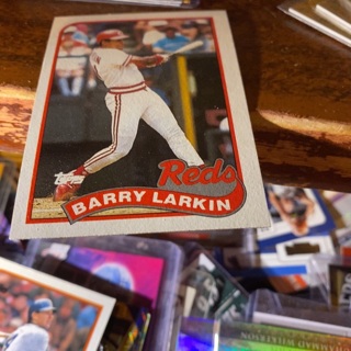 1989 topps barry Larkin baseball card 