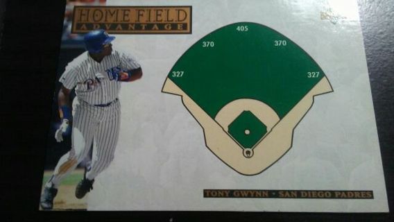 1994 UPPER DECK HOMEFUELD ADVANTAGE TONY GWYNN SAN DIEGO PADRES BASEBALL CARD# 279