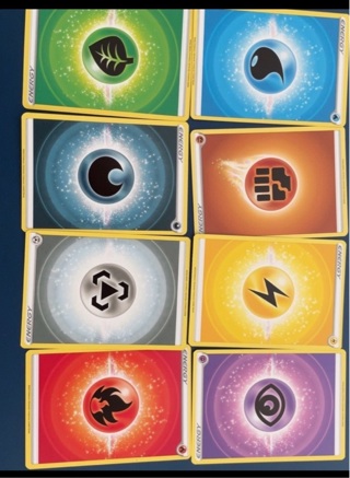 Pokémon energy cards x10 random