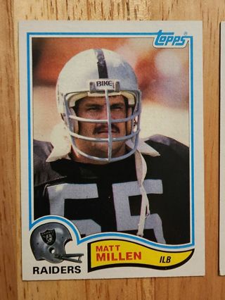 82 Topps Matt Millen #196