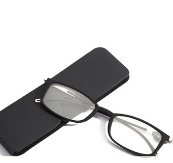 Black folding reading glasses