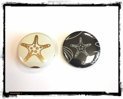 Set Of 2 Starfish Pins