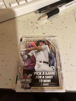 2023 topps home run challenge juan soto