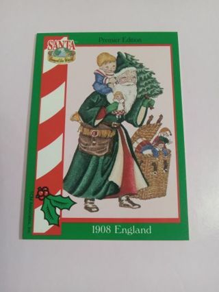 Santa Around The World Card