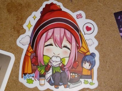 Cute one nice vinyl sticker no refunds regular mail only Very nice quality!