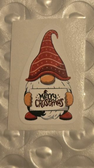 #5 Christmas Sticker (Gnome series)