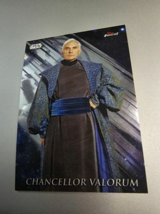 2018 Star Wars Chancellor Valorum card Topps Finest