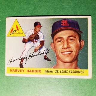 1955 - TOPPS BASEBALL CARD NO. 43 - HARVEY MADDIX - CARDINALS