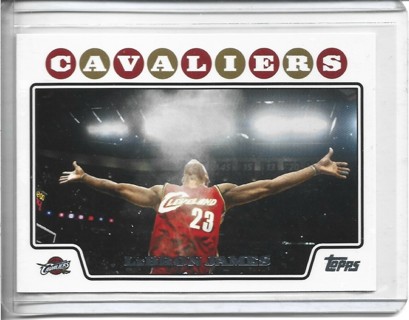2008 Topps LeBron James NBA Basketball Card