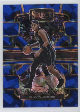 PAOLO BANCHERO 2023 24 SELECT BLUE CRACKED ICE PRIZM PARALLEL ORLANDO MAGIC YOUNG STAR