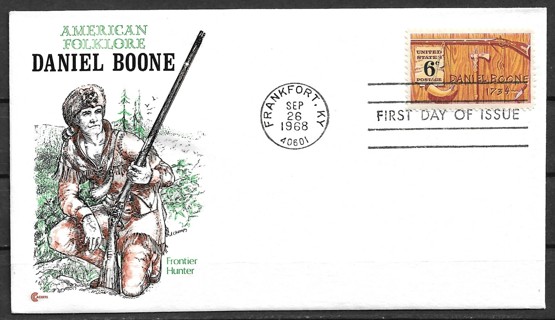 1968 Sc1357 Daniel Boone FDC