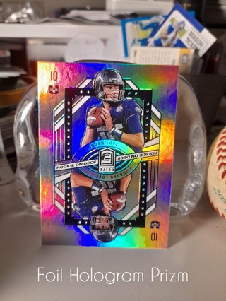 Jordan Love Rookie on Deck  #18 SP Foil Refractor Holo Packers