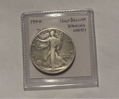 1944 D Silver Walking Half liberty Dollar