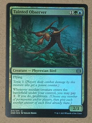 MTG Tainted Observer Phyrexia: All Will Be One 217/271 Foil Uncommon