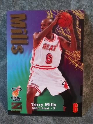 Basketball Trading Card. Terry Mills