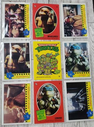9 Vintage TMNT Cards!